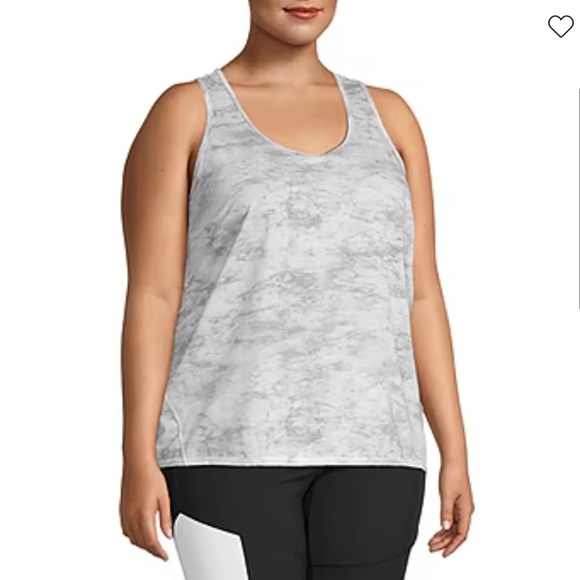 Xersion Tops - NWT Xersion White & Grey Workout Tank